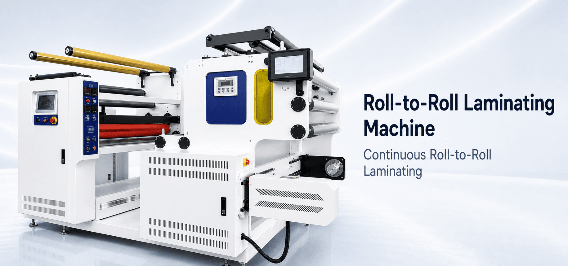 Roll-to-roll laminating machine overview
